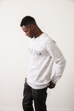 Load image into Gallery viewer, SAY MY NAME Crewneck Fleece // marble &amp; grey
