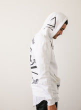 Load image into Gallery viewer, GAME CHANGER Hoodie // white &amp; black
